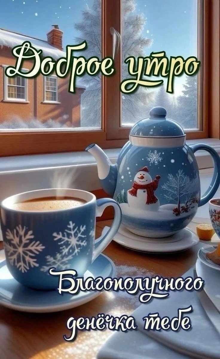 Доброе утро. Благополучного денёчка тебе