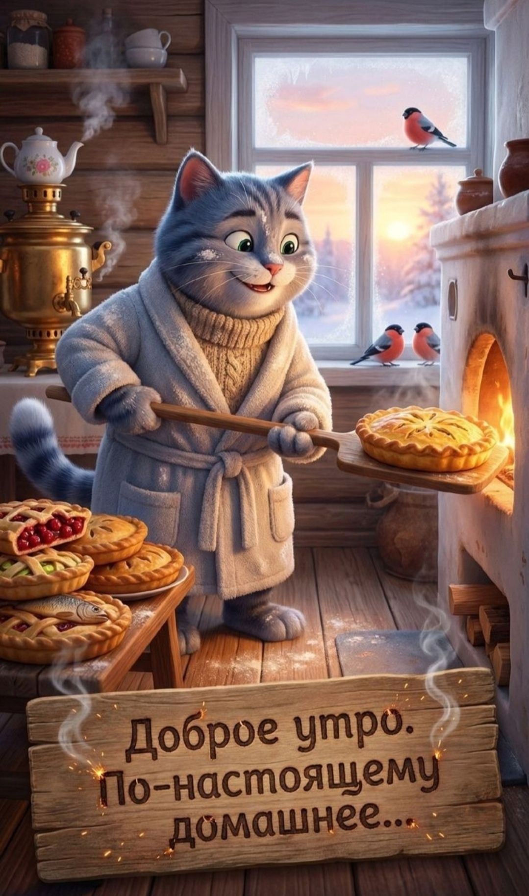 Доброе утро. По-настоящему домашнее...