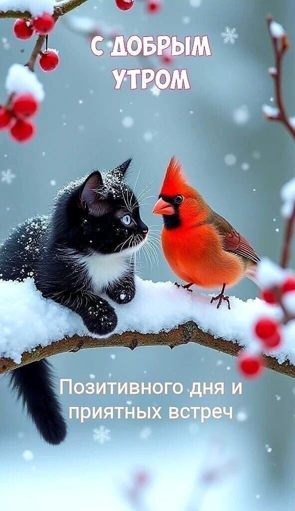 С ДОБРЫМ УТРОМ\nПозитивного дня и приятных встреч