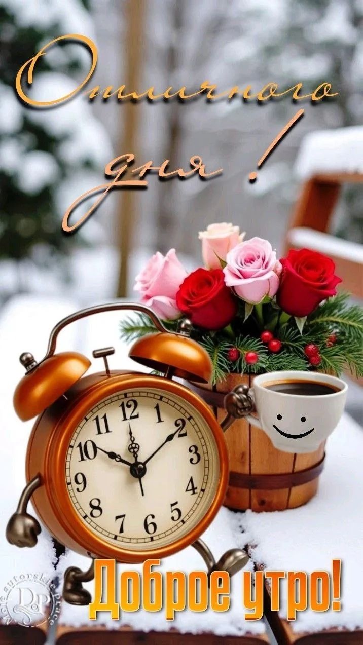 Отличного дня! Доброе утро!