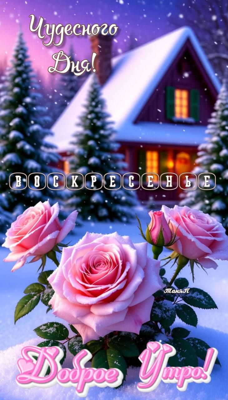 Чудесного Дня! ВОСКРЕСЕНЬЕ Доброе Утро!