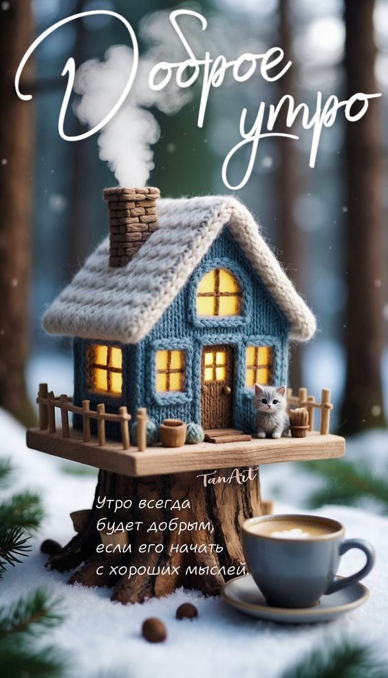 Доброе утро
Утро всегда будет добрым, если его начать с хороших мыслей.