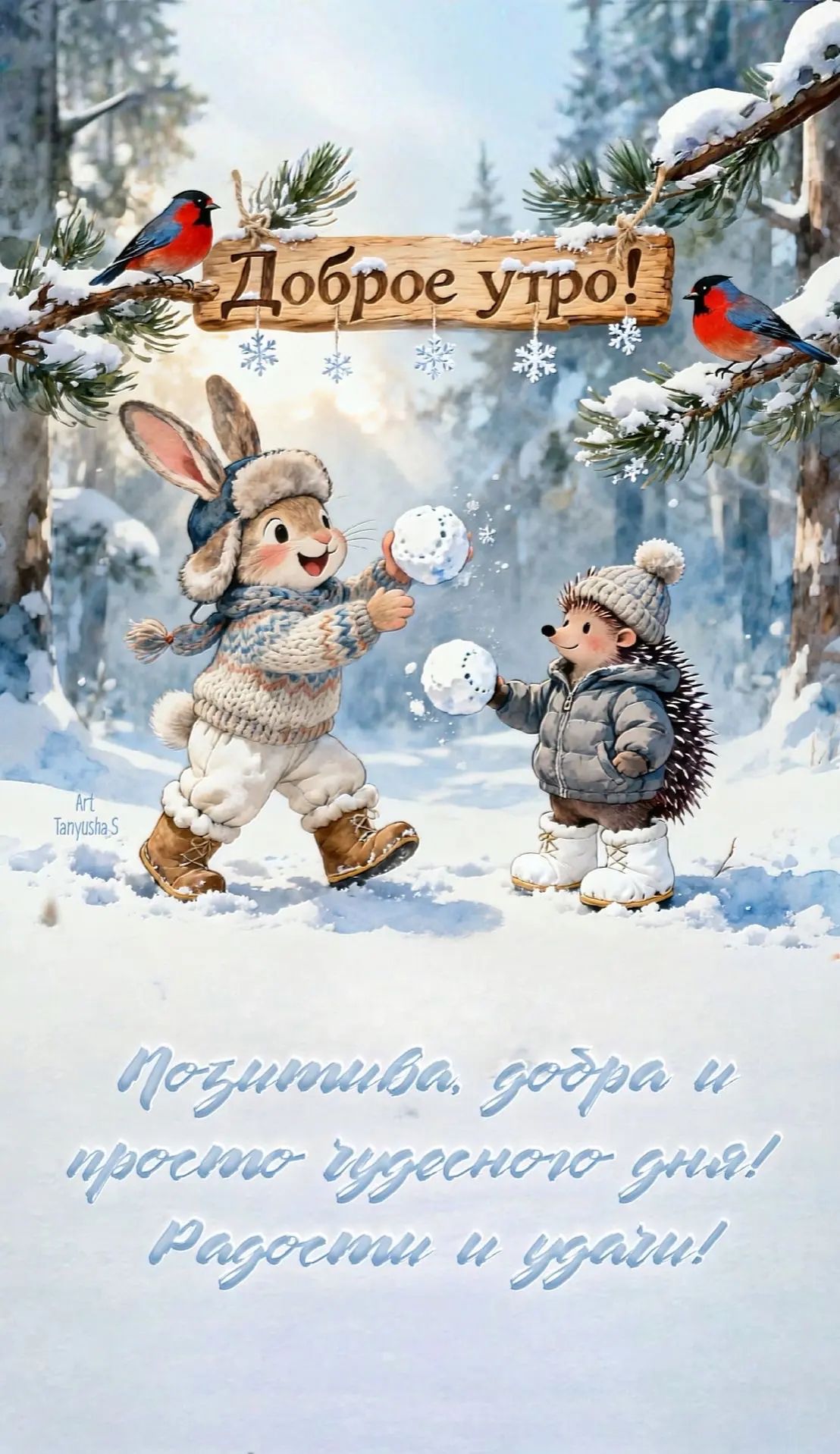 Доброе утро! Позитива, добра и просто чудесного дня! Радости и удачи!