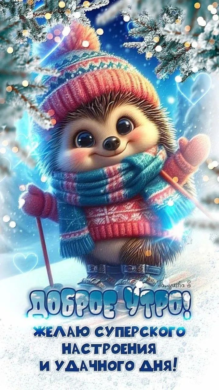 Доброе утро желаю суперского настроения и удачного дня!