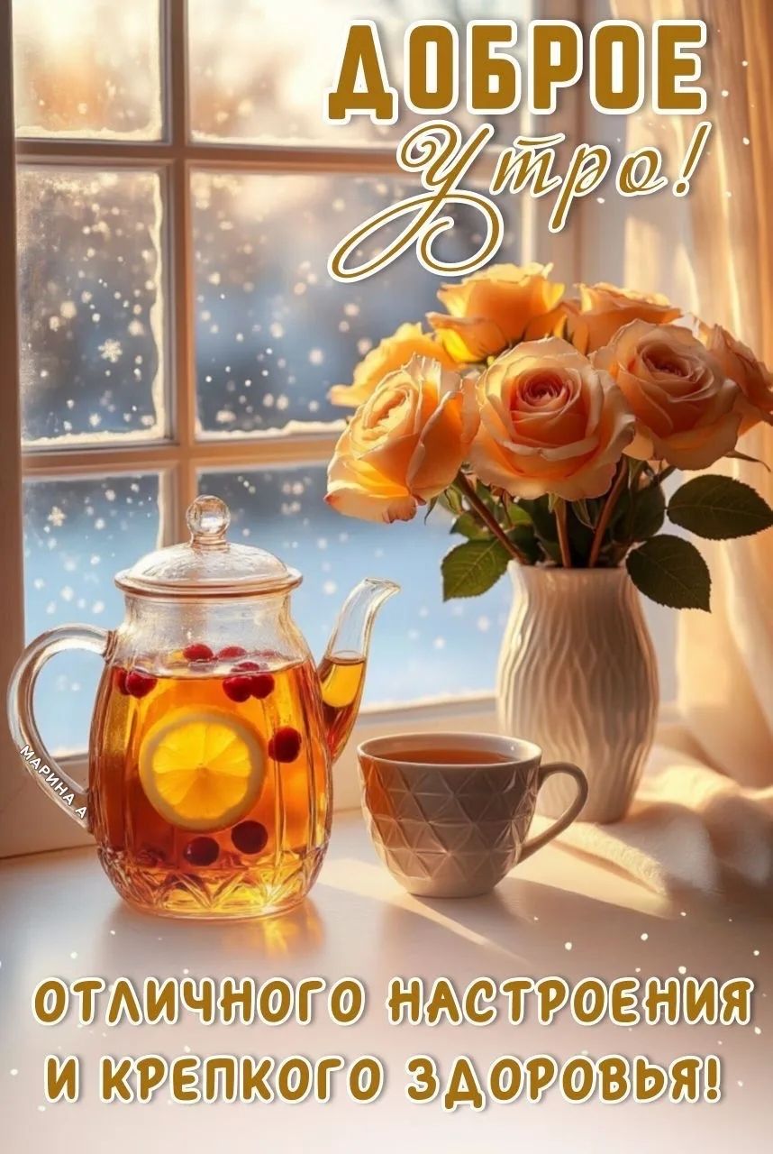 ДОБРОЕ УТРО! ОТЛИЧНОГО НАСТРОЕНИЯ И КРЕПКОГО ЗДОРОВЬЬЯ!