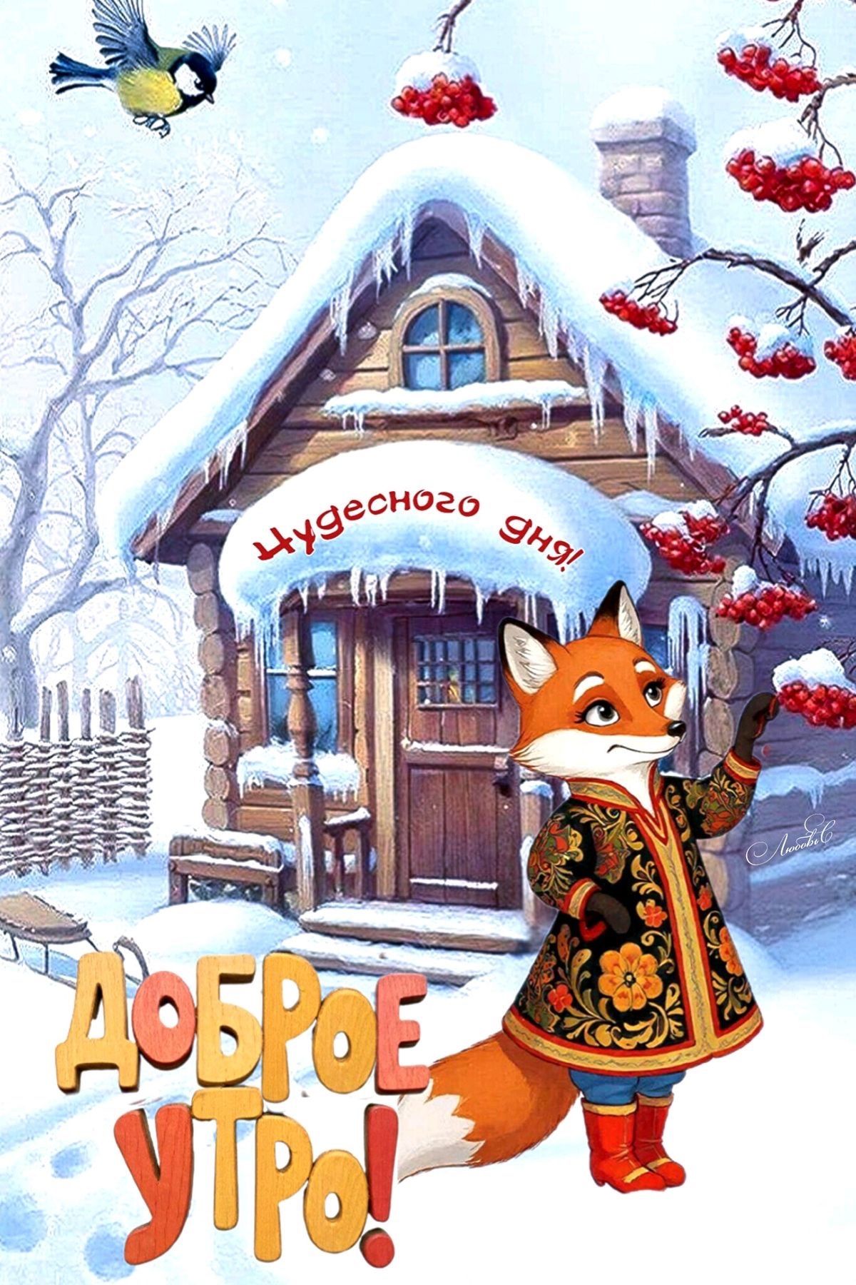 Чудесного дня!
Доброе утро!