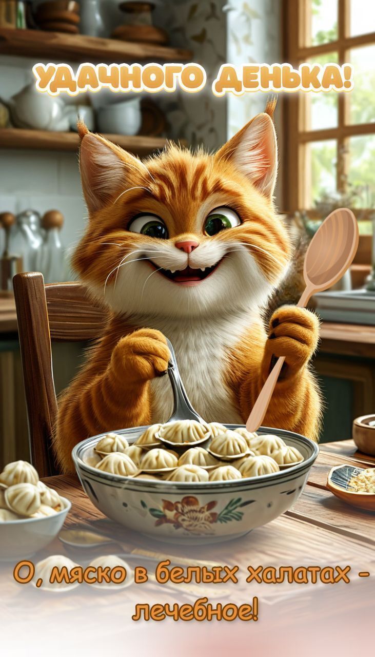 УДАЧНОГО ДЕНЬКА! О, мясо в белых халатах - лечебное!