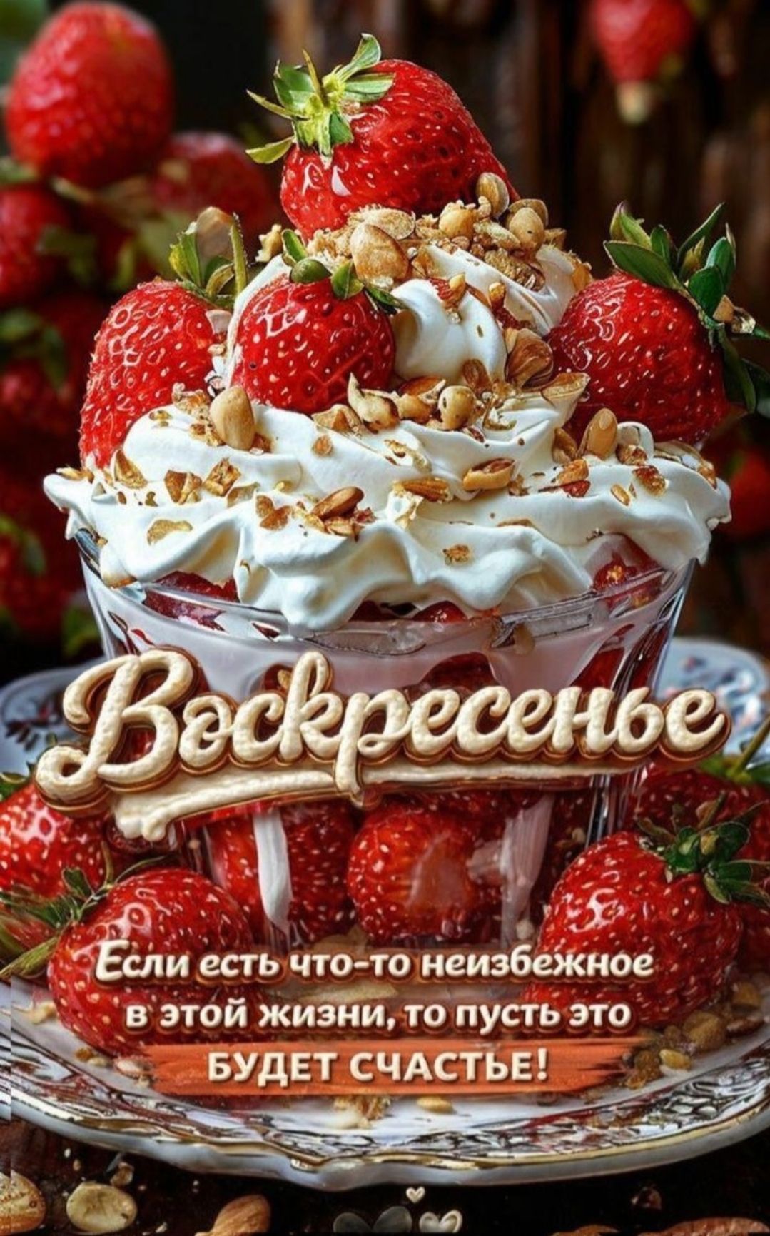 Воскресенье. Если есть что-то неизбежное в этой жизни, то пусть это будет счастье!