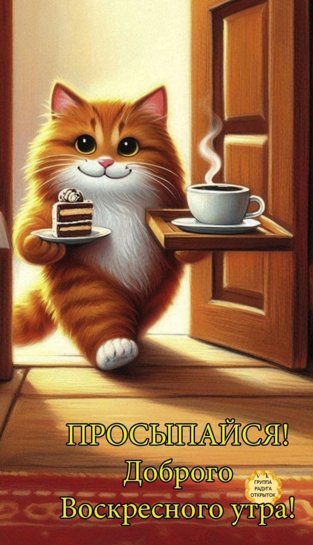 Просыпайся! Доброго Воскресного утра!