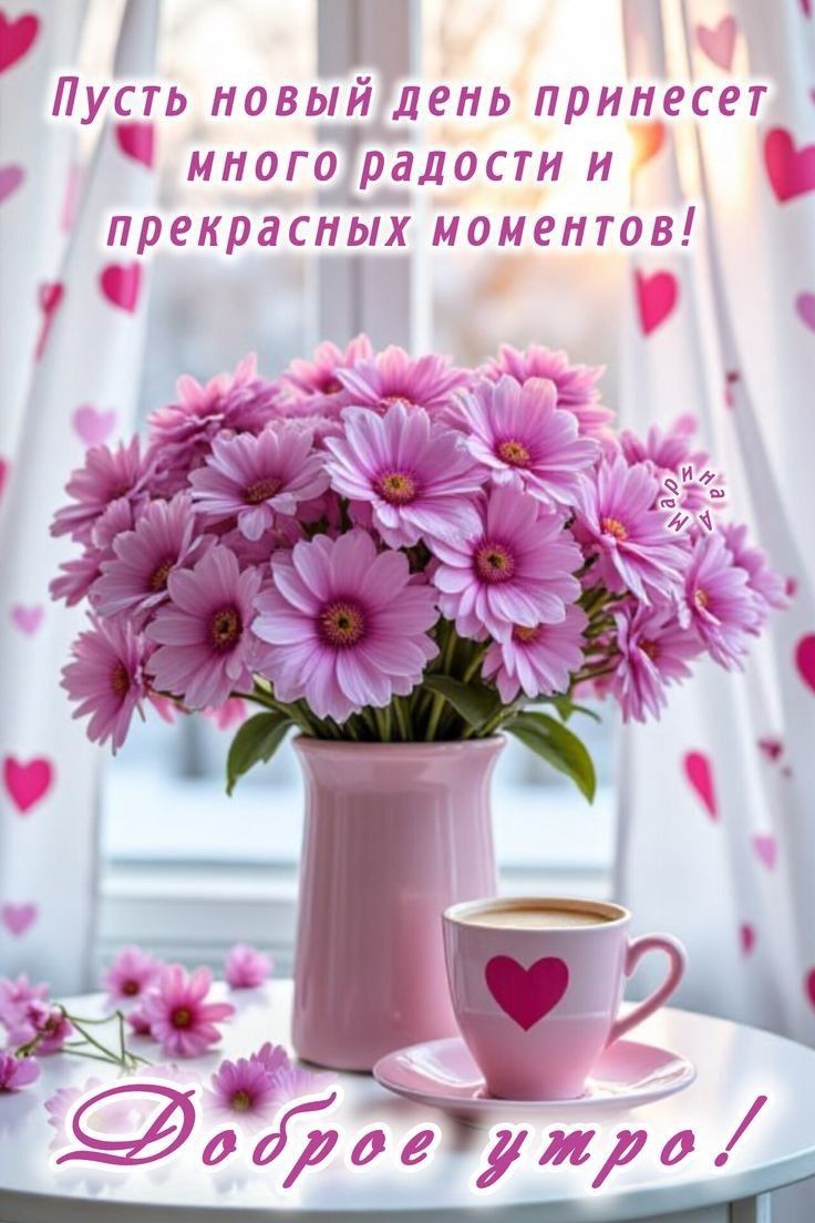 Пусть новый день принесет много радости и прекрасных моментов!
Доброе утро!