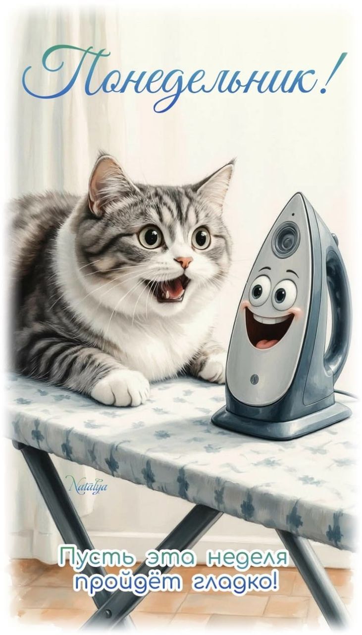Понедельник! Пусть эта неделя пройдёт гладко!