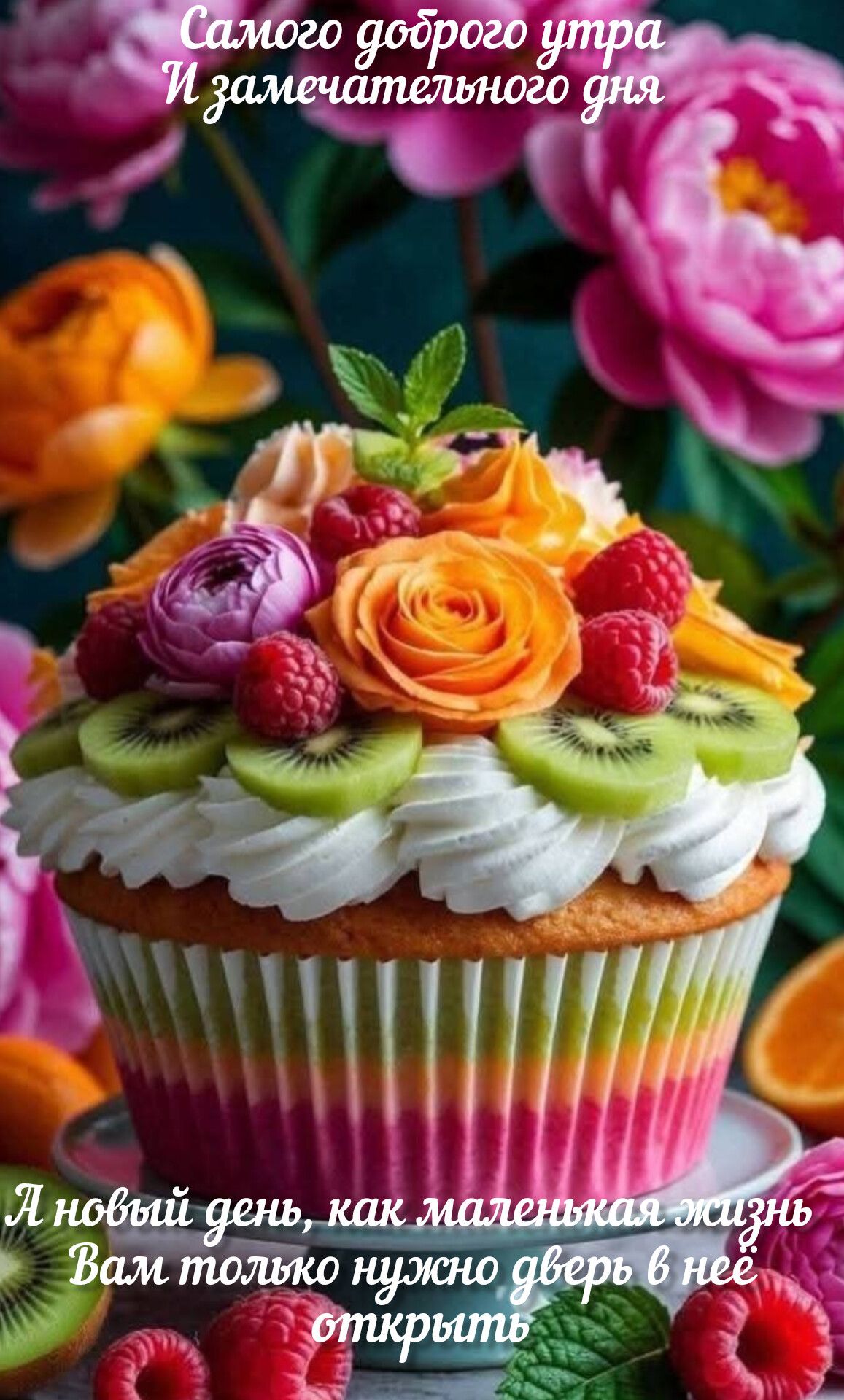 Самого доброго утра И замечательного дня\nА новый день, как маленькая жизнь\nВам только нужно дверь в неё открыть