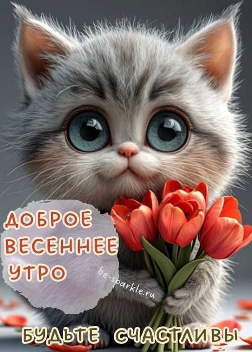 Доброе весеннее утро. Будьте счастливы.