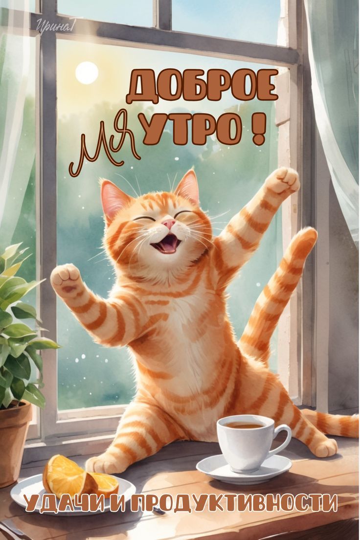 Доброе утро! Удачи и продуктивности