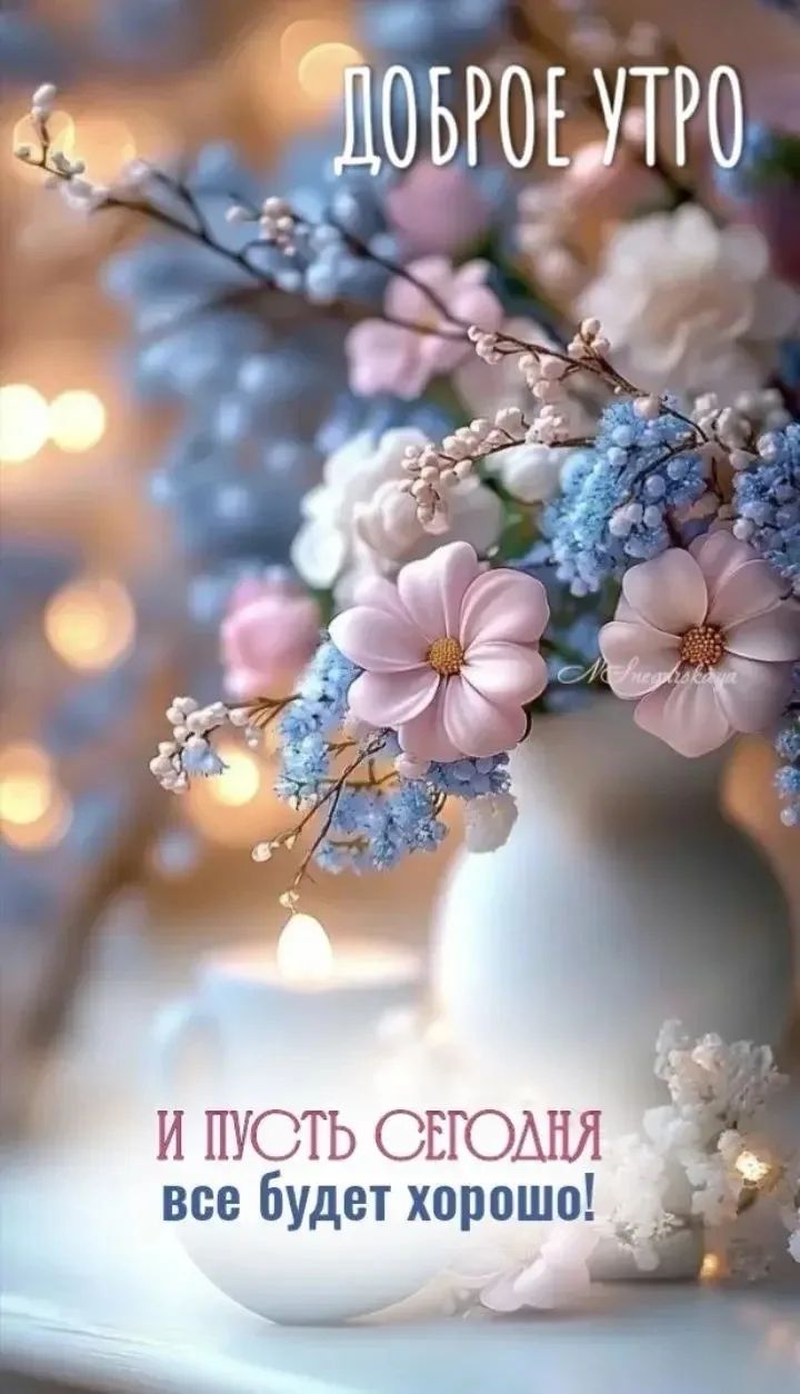 ДОБРОЕ УТРО И ПУСТЬ СЕГОДНЯ все будет хорошо!