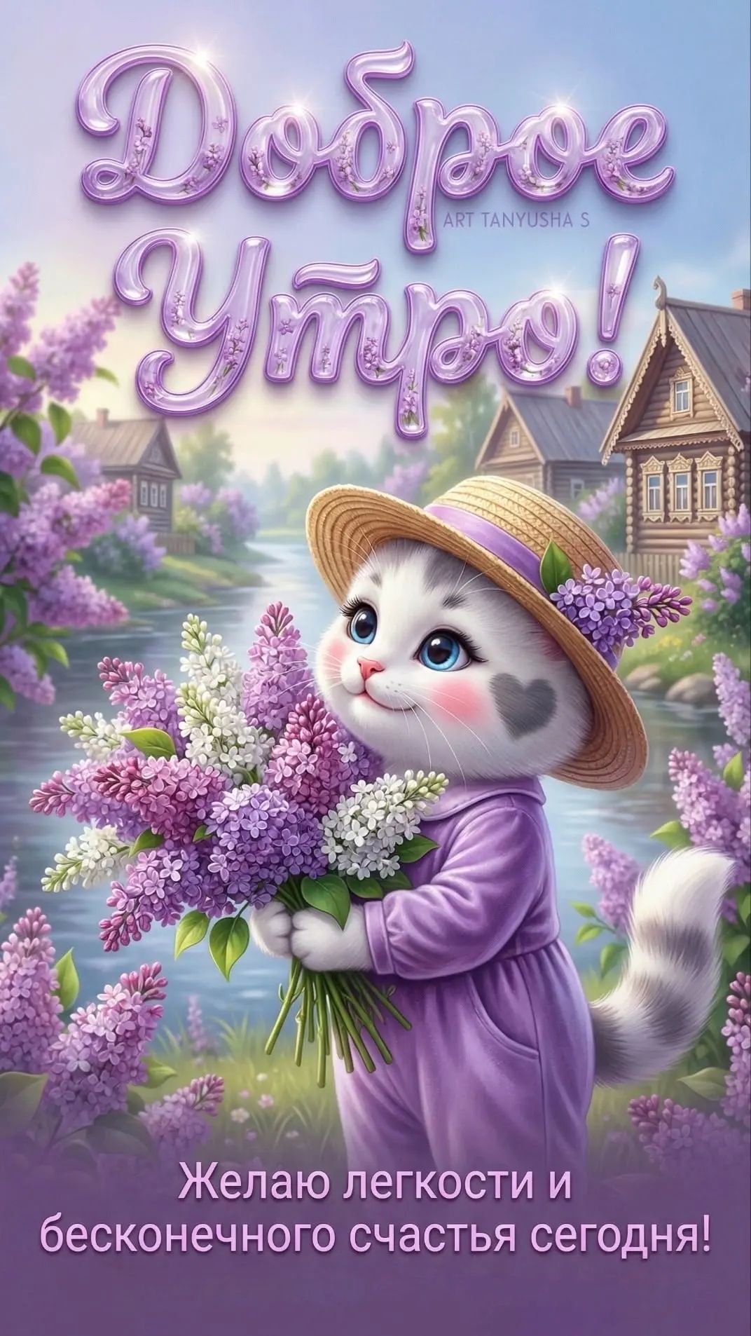 Доброе Утро! ART TANYUSHA S Желаю легкости и бесконечного счастья сегодня!