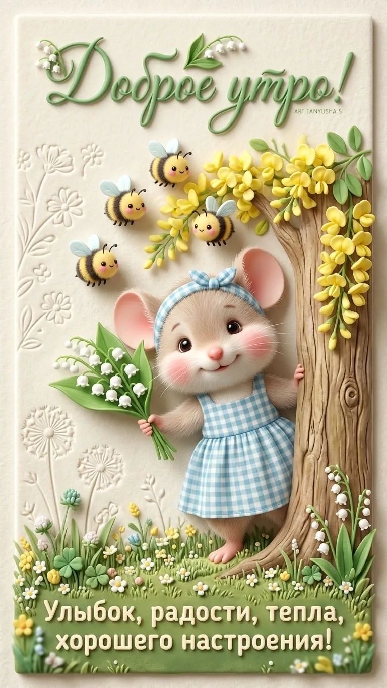 Доброе утро! Улыбок, радости, тепла, хорошего настроения!