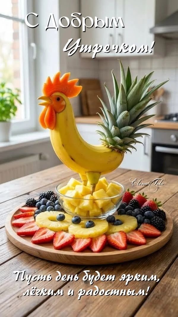 С Добрым Утречком! Пусть день будет ярким, лёгким и радостным!