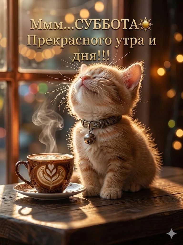 Ммм...СУББОТА☀️ Прекрасного утра и дня!!!