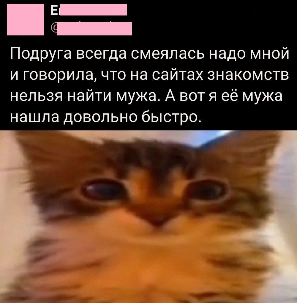 Е Подруга всегда смеялась надо мной и говорила что на сайтах знакомств нельзя найти мужа А вот я её мужа нашла довольно быстро _