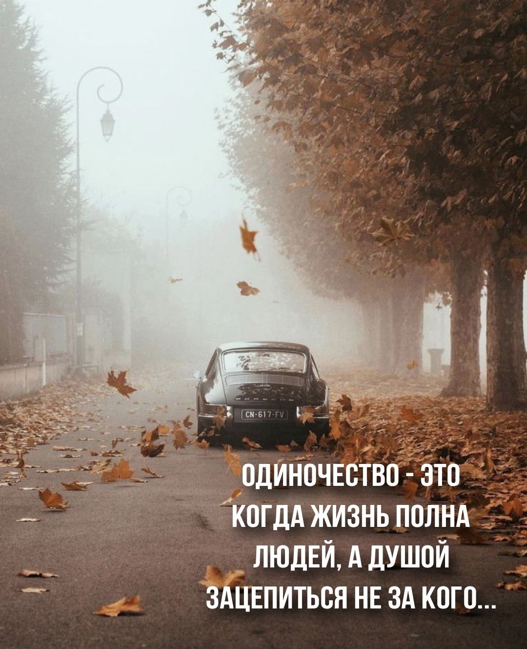 Одиночество - это когда жизнь полна людей, а душой зацепиться не за кого...