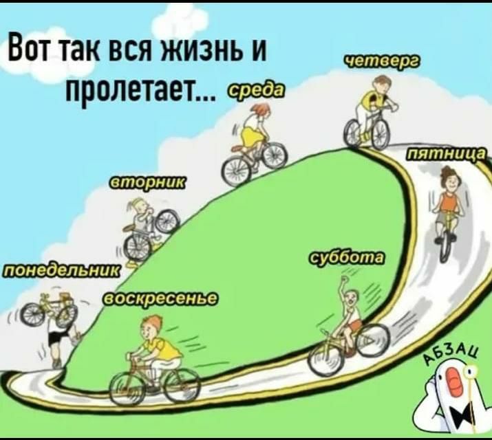 Вот так вся жизнь и пролетает понедельник а оскрссеиье