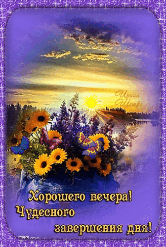 Хорошего вечера! Чудесного завершения дня!