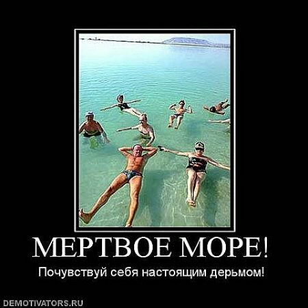 МЕРТВ ОЕ МОРЕ Почувствуй себя настоящим дерьмом пЕмштшдтокзхи