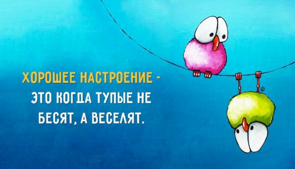 ш ХОРОШЕЕ НАСТРОЕНИЕ ЭТО НОГЦА ТУПЫЕ НЕ БЕБЯТ А ВЕОЕАЯТ и И 1