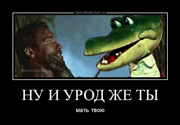 петщшыпгшт НУ И УРОД ЖЕ ТЫ мать твою
