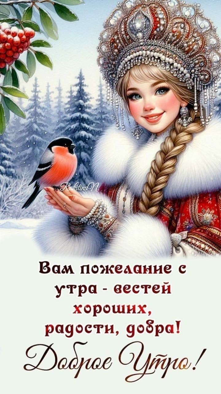 Ф Вам пожелание с утра вестей хороших радости добёра Ловуво О