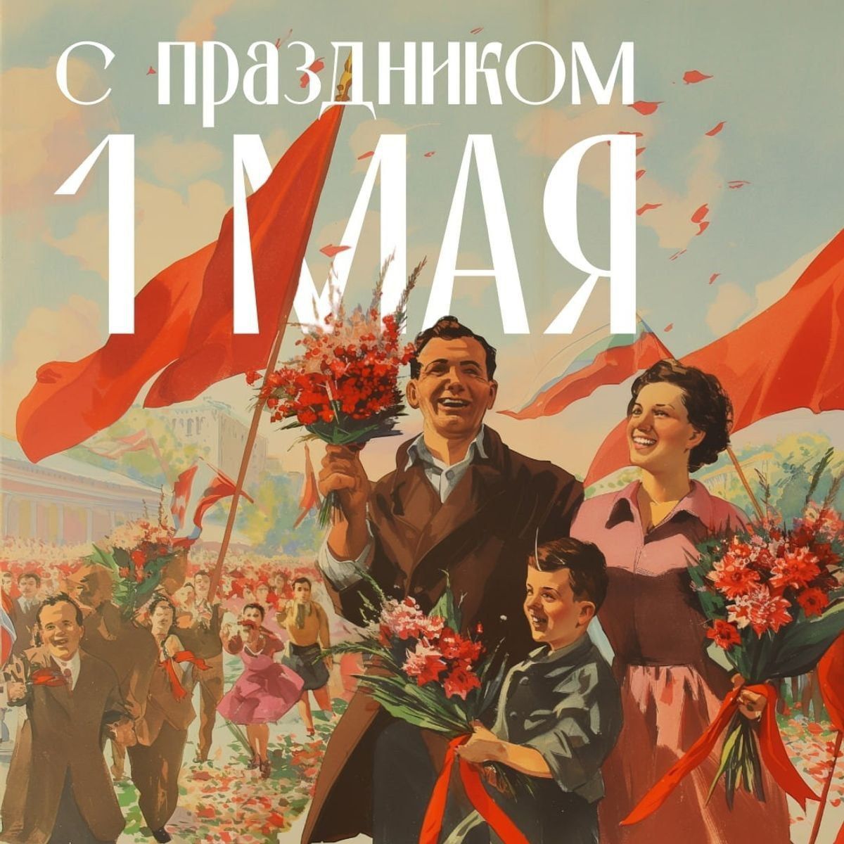С праздником 1 мая