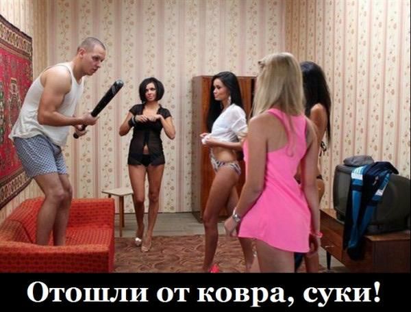 Отошли от ковра, суки!