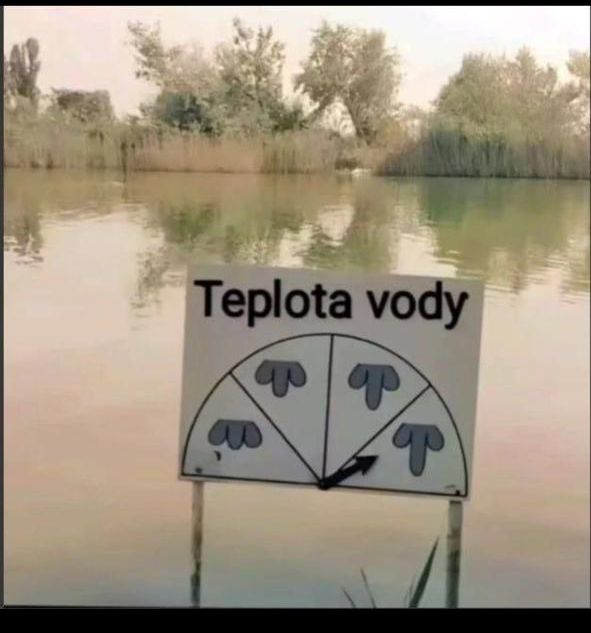 Teplota vody