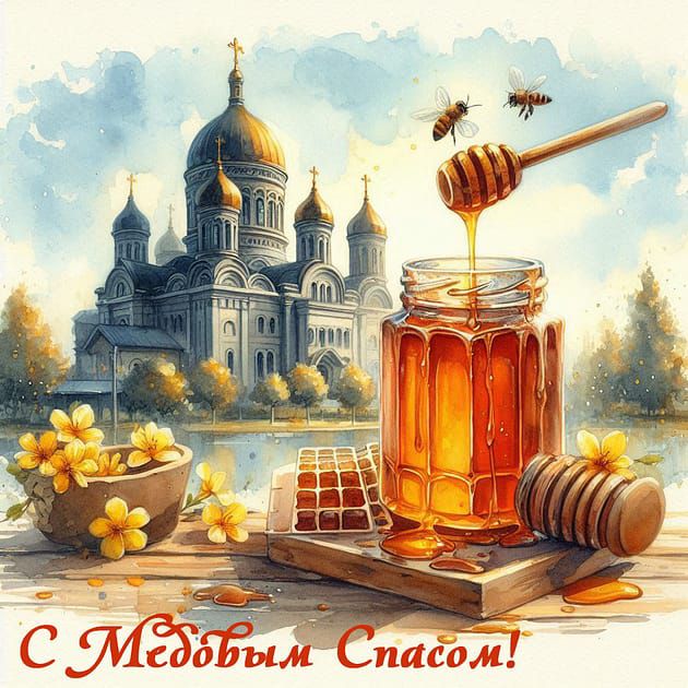 С Медвым Спасом!