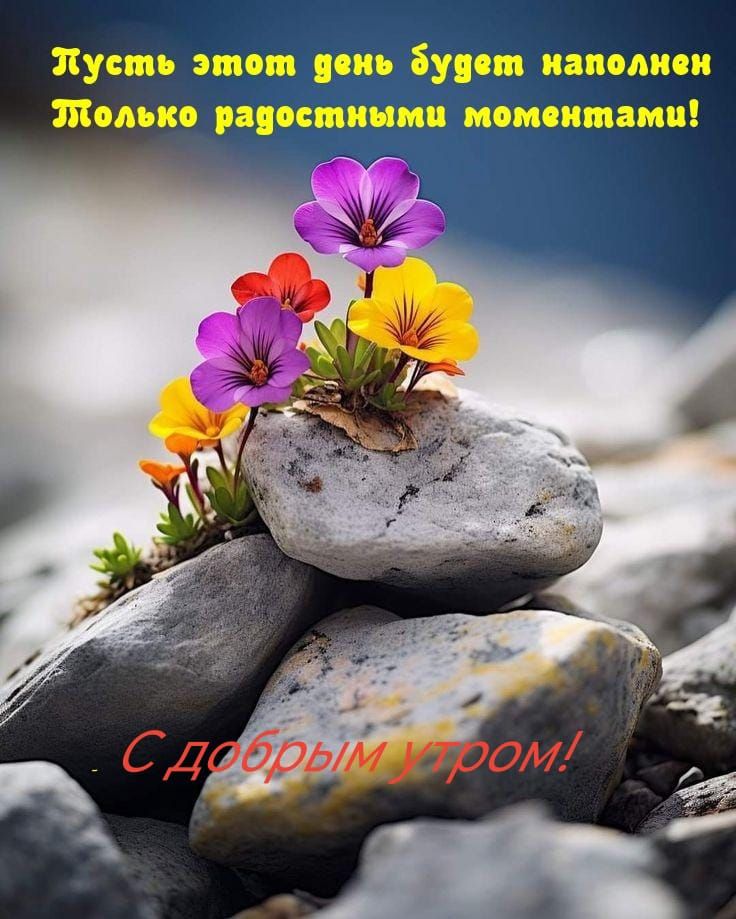 Пусть этот день будет наполнен только радостными моментами! С добрым утром!