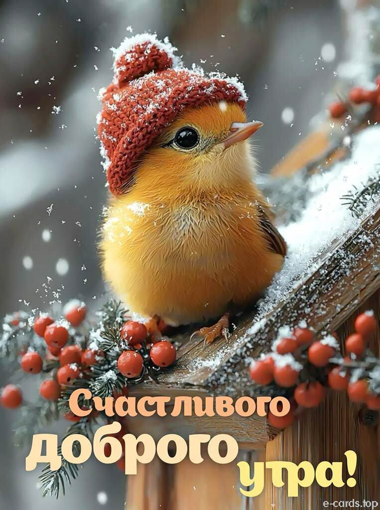 Счастливого доброго утра!