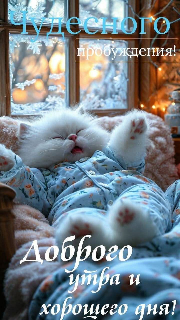 Чудесного пробуждения! Доброе утро и хорошего дня!