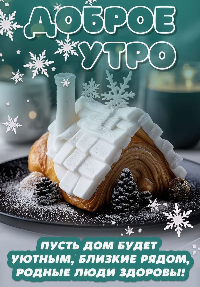 ДОБРОЕ УТРО
ПУСТЬ ДОМ БУДЕТ УЮТНЫМ, БЛИЗКИЕ РЯДОМ, РОДНЫЕ ЛЮДИ ЗДОРОВЫ!