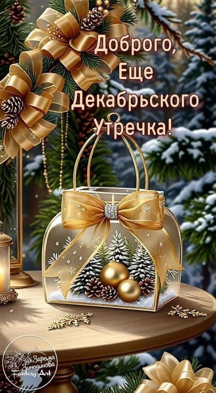 Доброго, Еще Декабрьского Утречка!