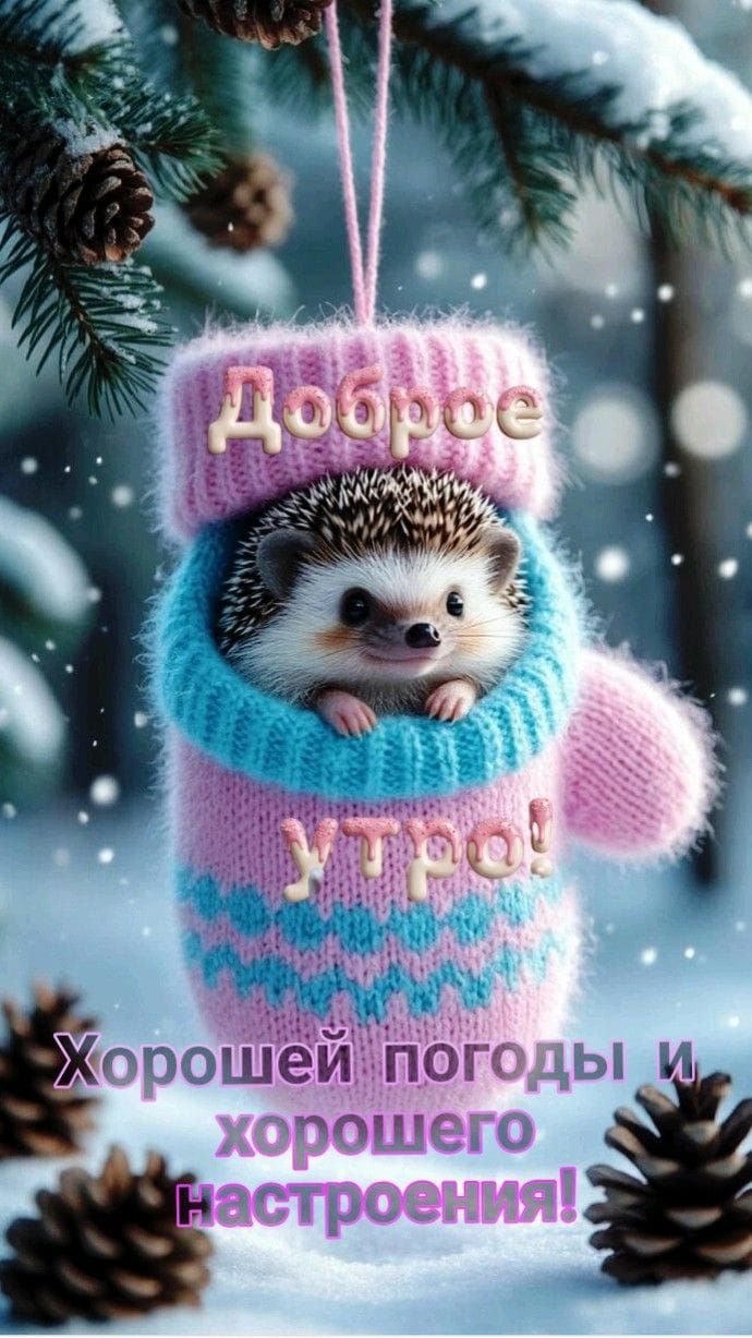 Доброе утро! Хорошей погоды и хорошего настроения!