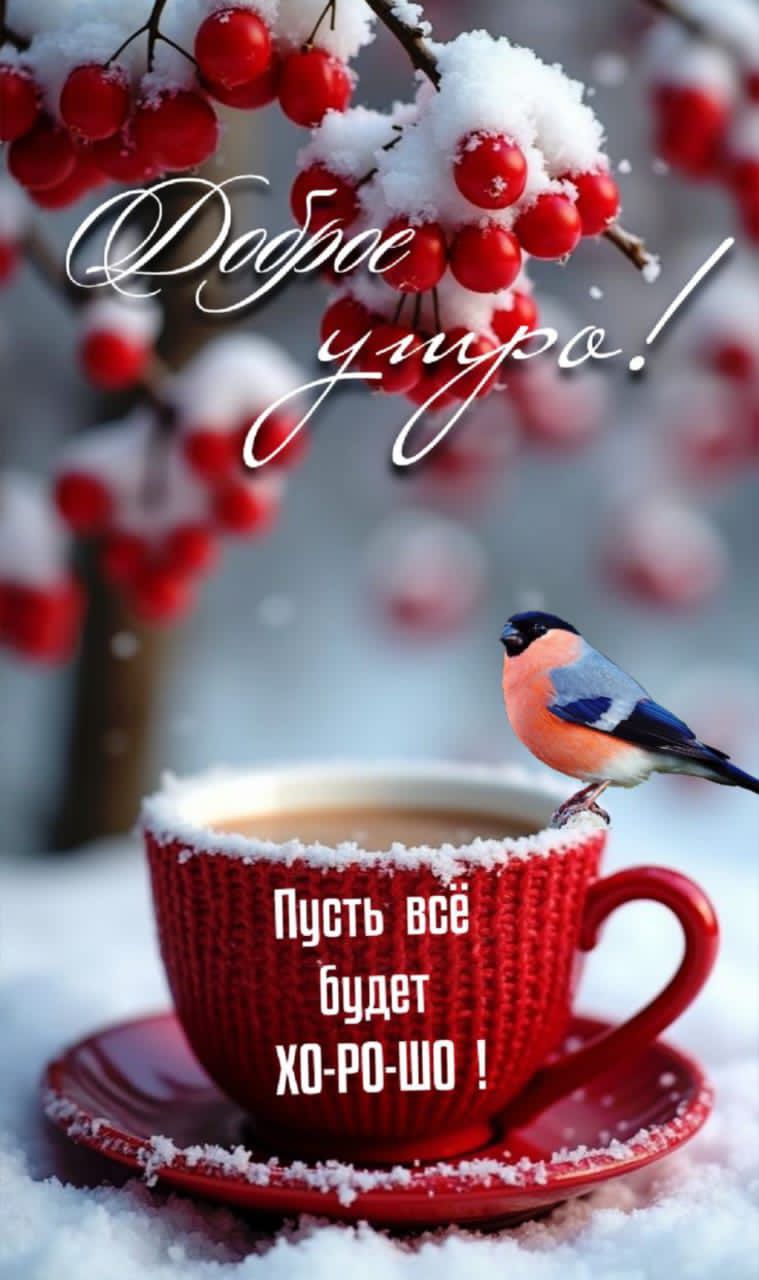Доброе утро! Пусть всё будет хо-ро-шо !