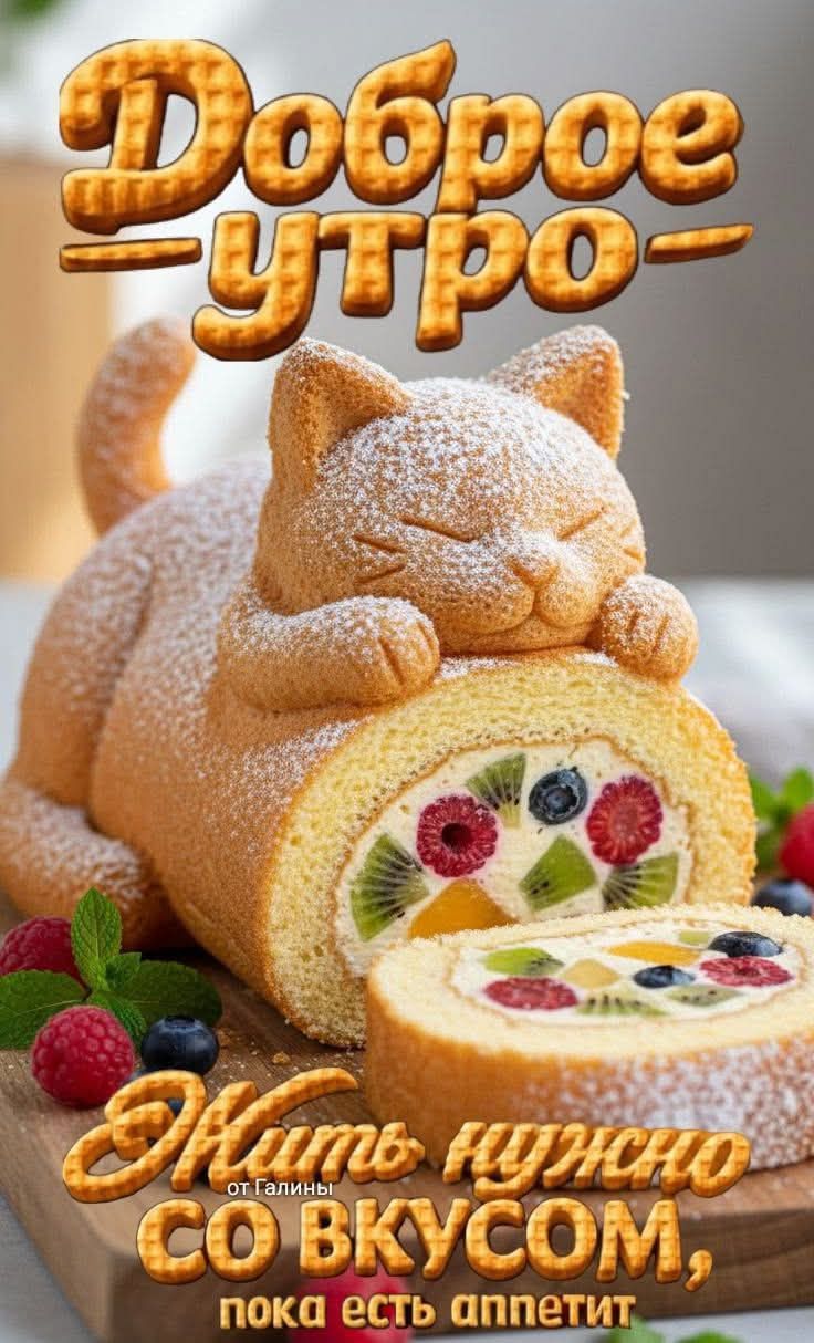 Доброе утро. Жить нужно со вкусом, пока есть аппетит. от Галины.