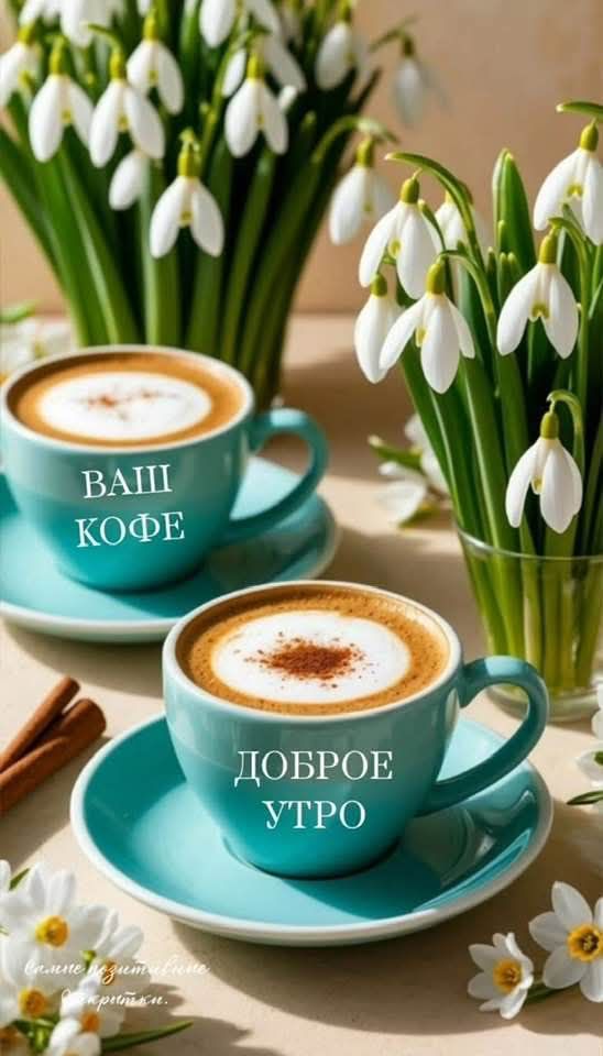ВАШ КОФЕ ДОБРОЕ УТРО Самые позитивные открытки.