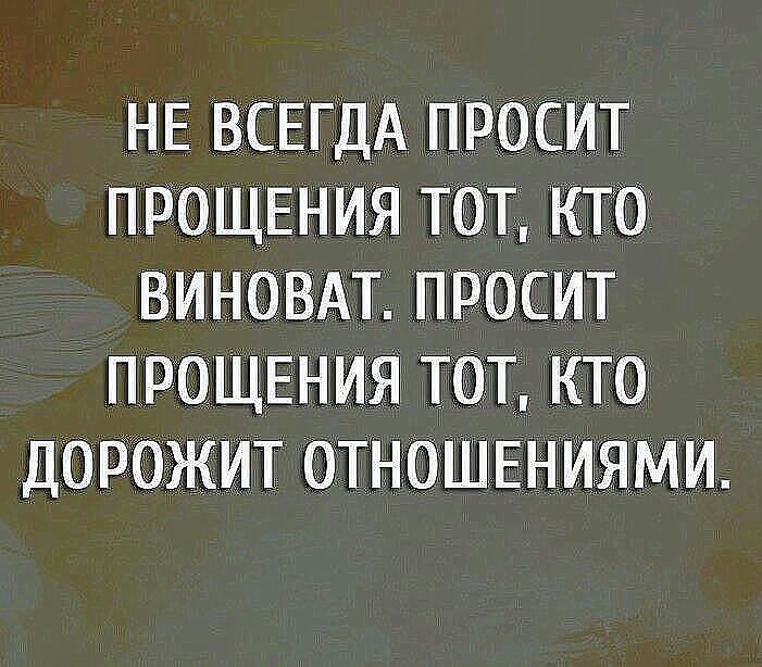 Картинки просит прощения не тот кто виноват а тот кто дорожит отношениями