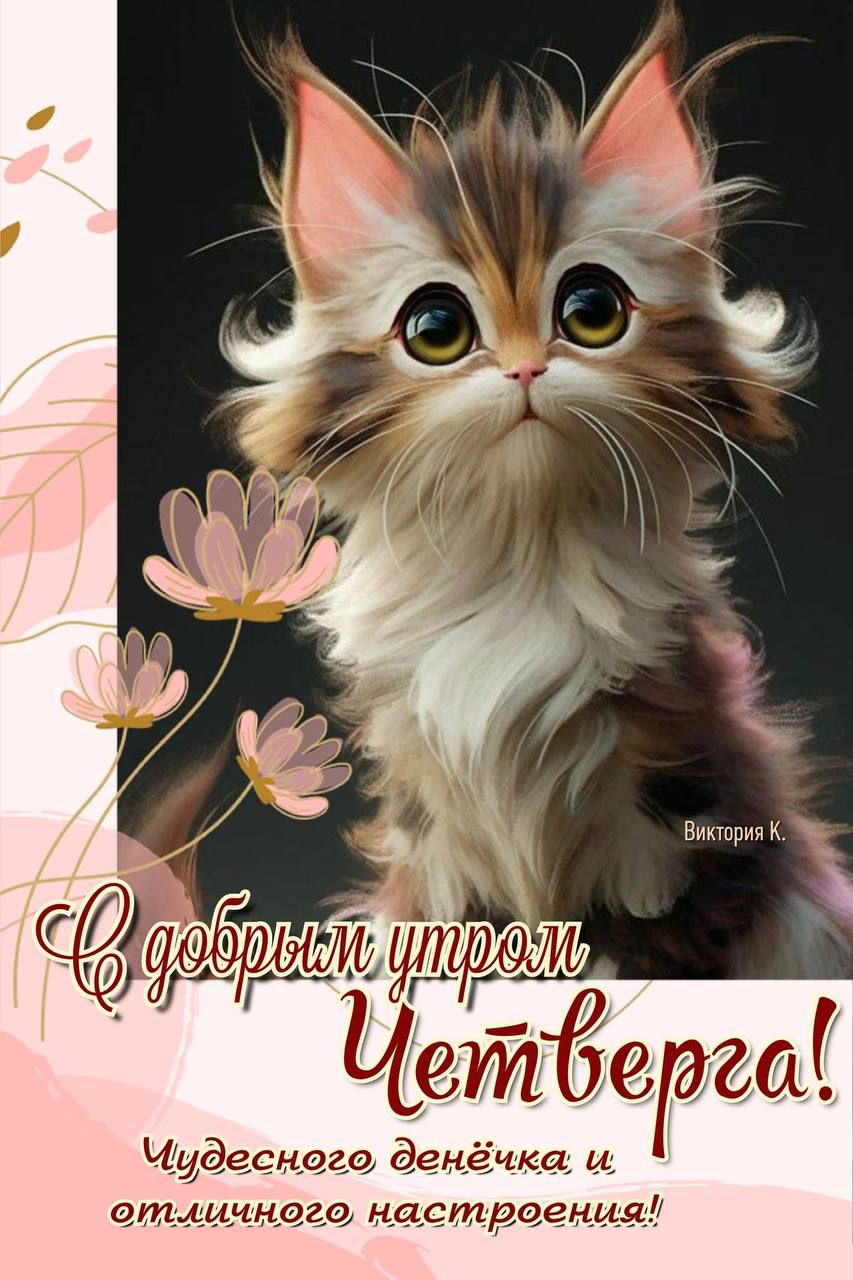 С добрым утром Четверга! Чудесного денёчка и отличного настроения!