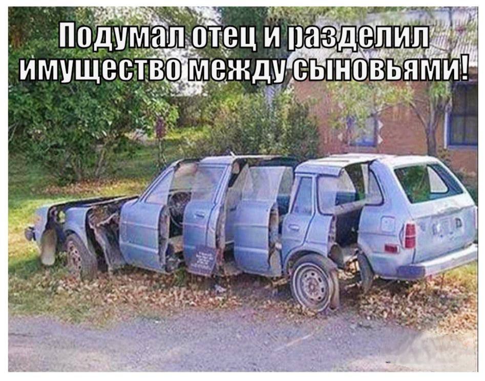 Подумал отец и разделил имущество между сыновьями!
