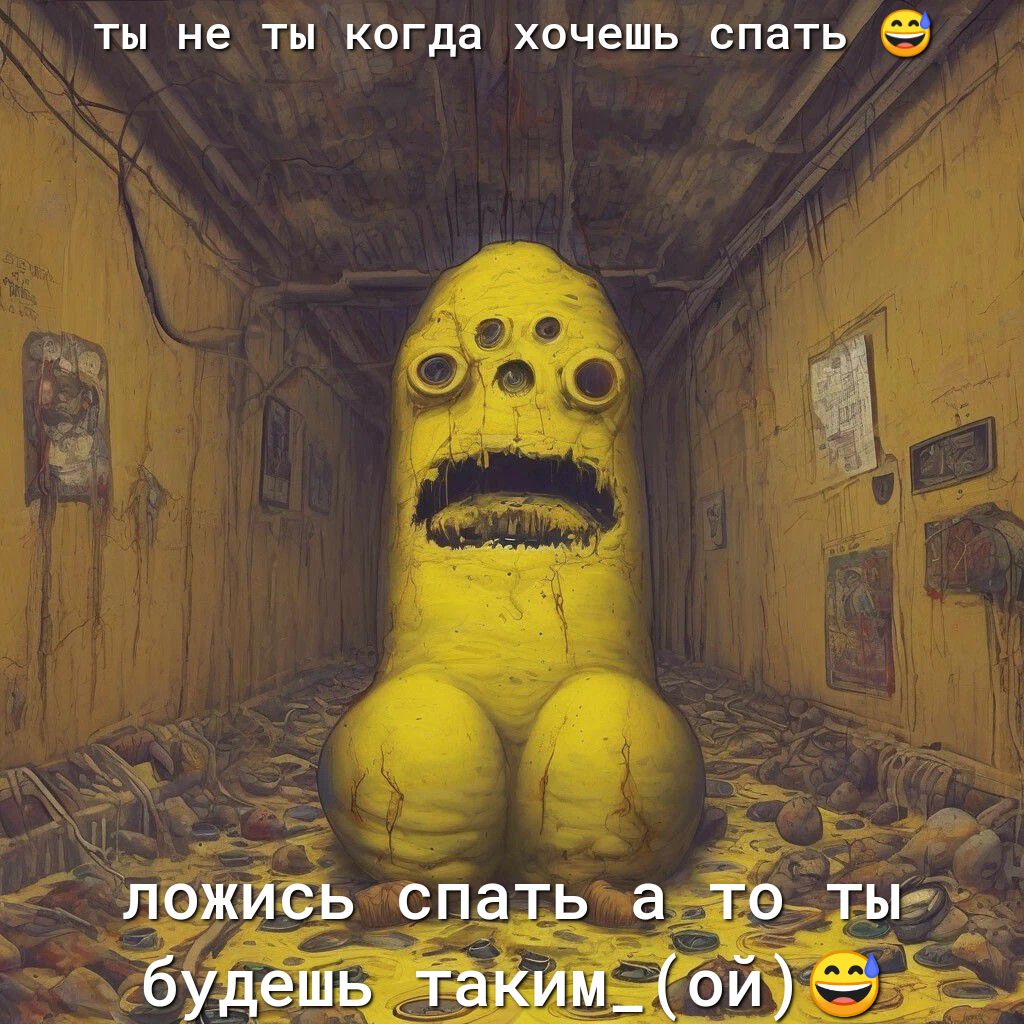 ТЫ НЕ ты КОГДЭ хочешь СПЗТЬ