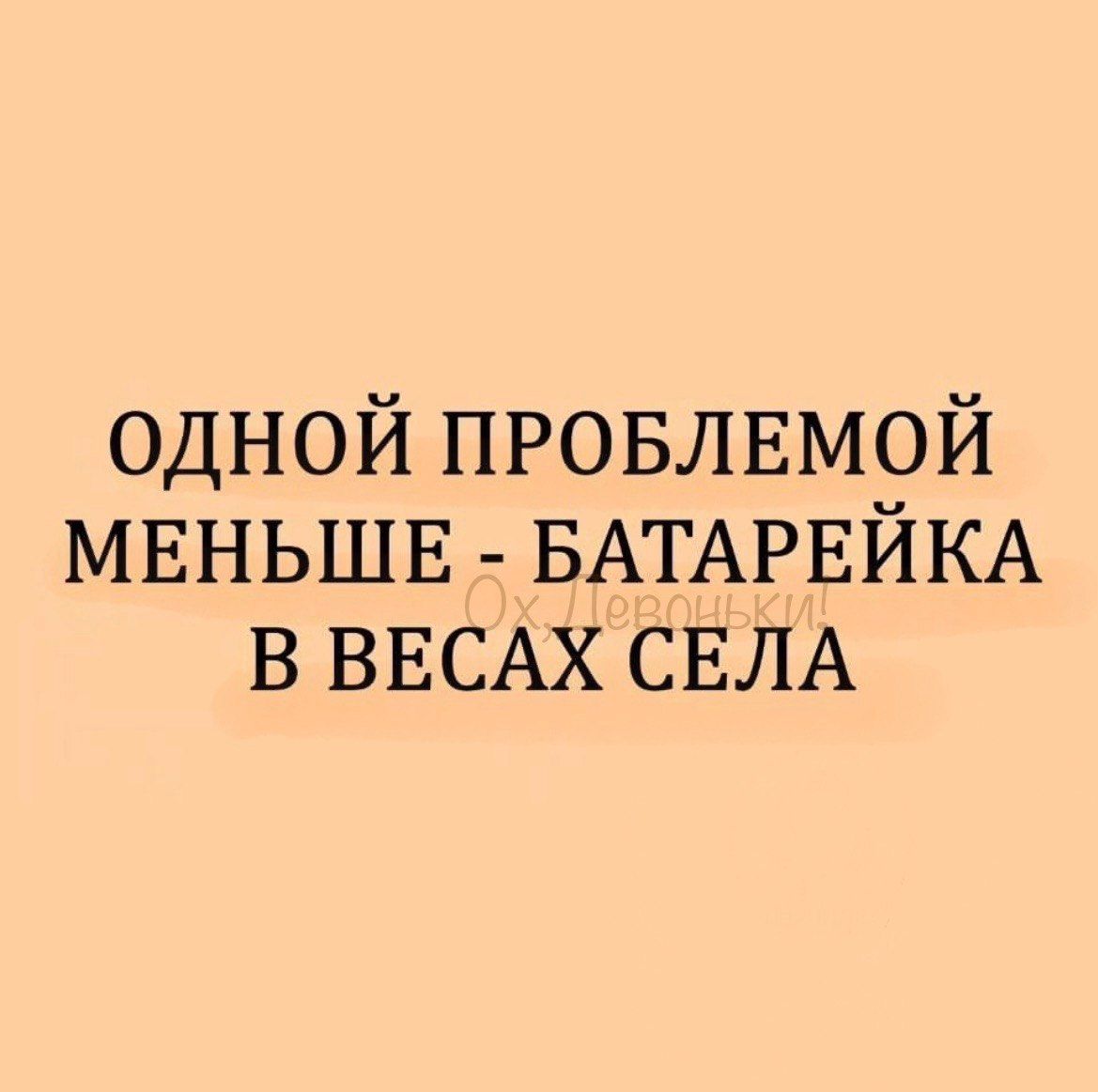 ОДНОЙ ПРОБЛЕМОЙ МЕНЬШЕ БАТАРЕЙКА В ВЕСАХ СЕЛА