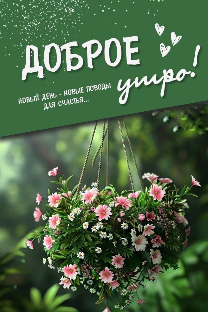 ДОБРОЕ утро! новый день - новые поводы для счастья...